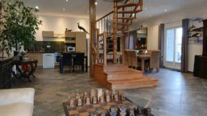 Location gite proch lyon salon domaine la plume