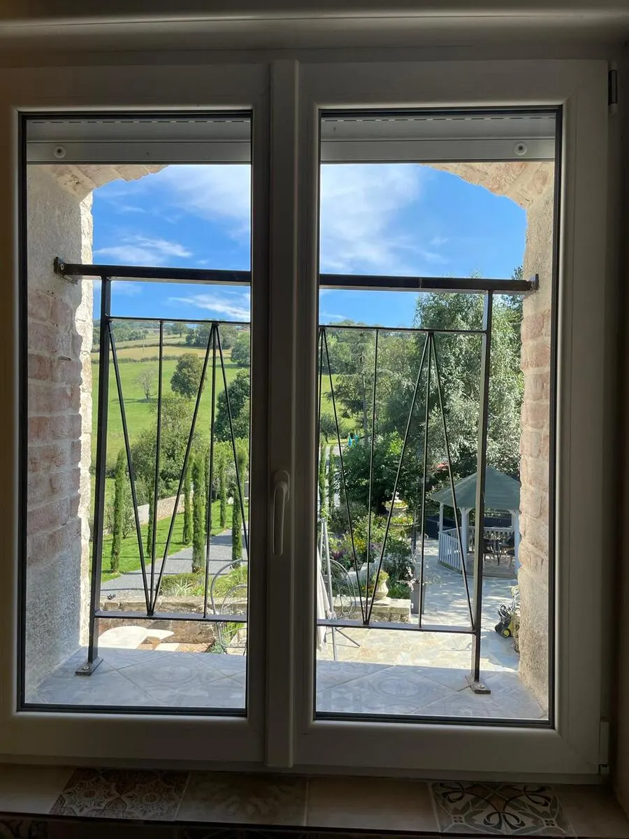 Vue chambre lamartine domaine de la plume